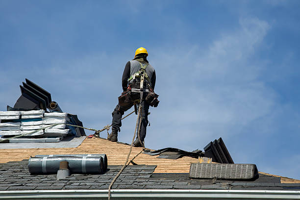 Professional Storm Damage Roof Repair technician working in Steilacoom, WA